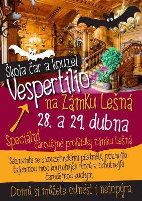 Škola čar a kouzel Vespertilio na zámku Lešná