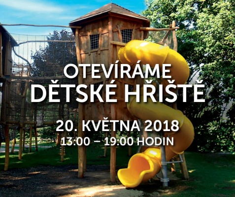 Otevření dětského hřiště na Výstavišti