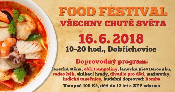 Food Festival Všechny chutě světa v Dobřichovicích