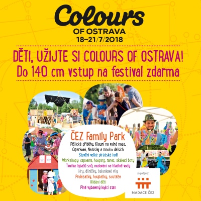 Na Colours of Ostrava 2018 s dětmi!