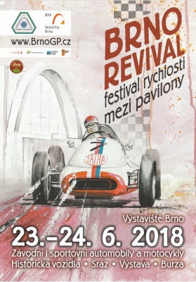 Brno revival - festival rychlosti mezi pavilony 