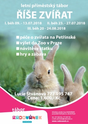 Říše zvířat - příměstský tábor