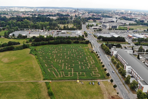 Kukuřičné bludiště Hradec Králové 