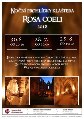 Noční prohlídky kláštera Rosa Coeli