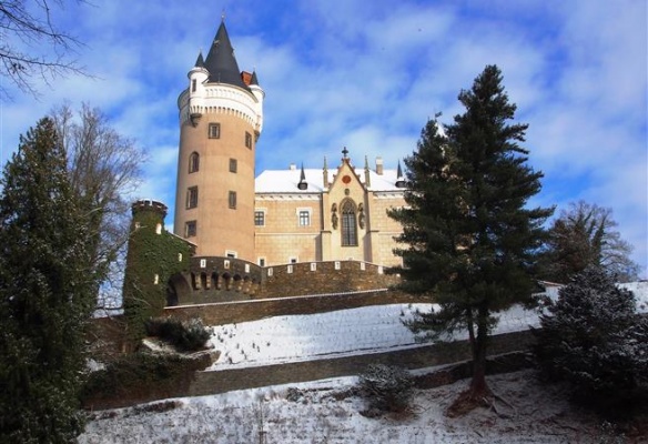 Vánoční jarmark na zámku Žleby