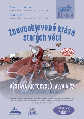 Výstava motorek Jawa a ČZ