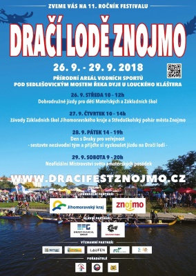 11. Festival dračích lodí ve Znojmě