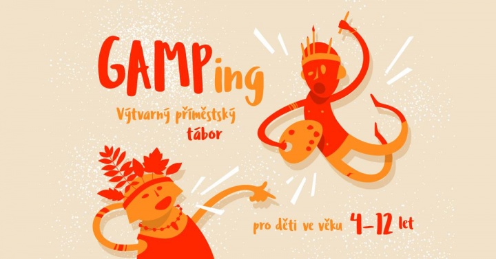 Výtvarný příměstský tábor - Gamping - galerijní kempování pro děti