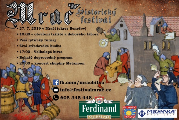 Historický festival a středověká bitva o Mrač