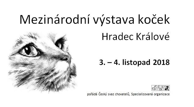 Mezinárodní výstava ušlechtilých koček Hradec Králové 2018