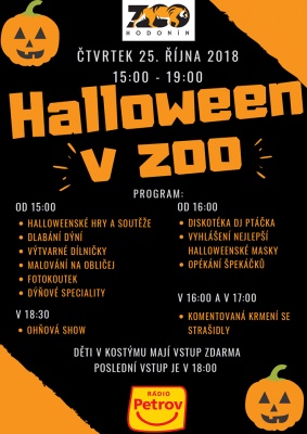 Halloween v Zoo Hodonín