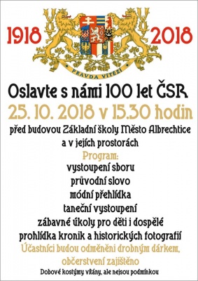 Oslava 100 let ČSR