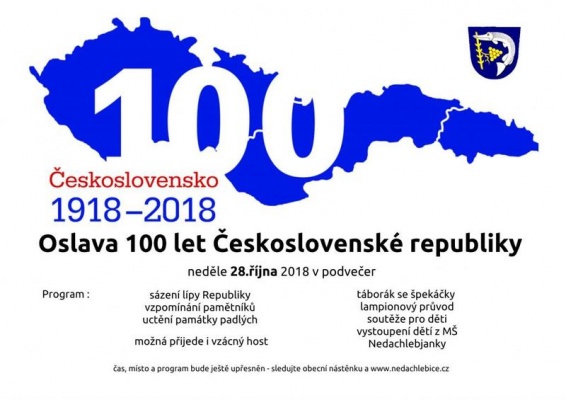 Oslava 100 let ČSR - Nedachlebice 