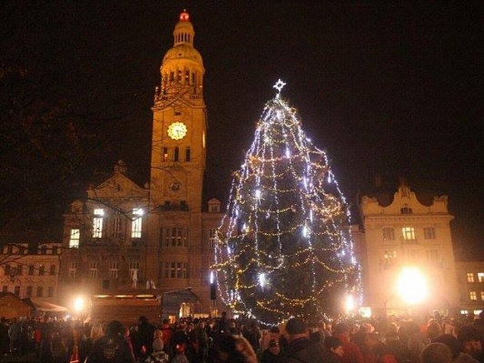 Rozsvícení vánočního stromku - Prostějovská zima