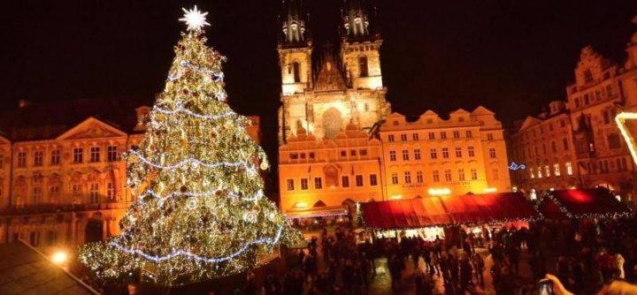 Rozsvícení vánočního stromu na Staroměstském náměstí