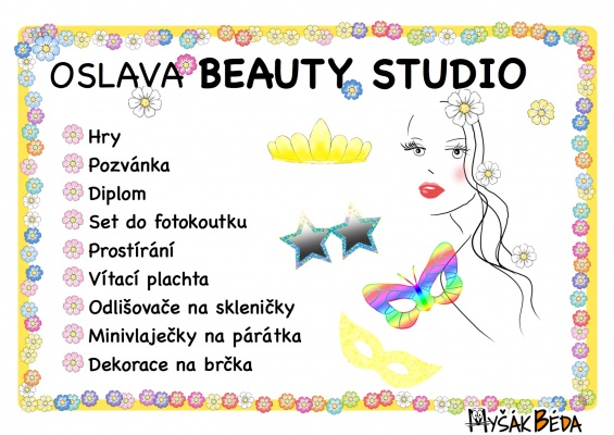 Holčičí oslava Beauty studio