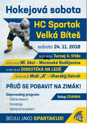 Hokejová sobota HC Spartak Velká Bíteš