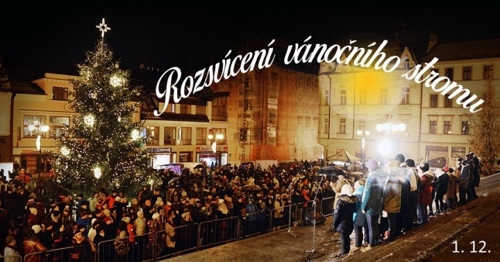 Rozsvícení vánočního stromu a vánoční trhy v Jablonci nad Nisou