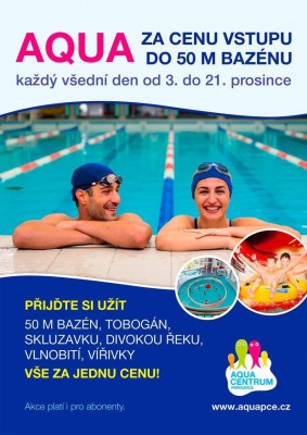 Aquacentrum Pardubice - ani zima nás neodradí