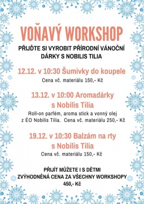 Balzám na rty - Voňavý vánoční workshop s Nobilis Tilia