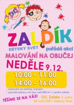 Malování na obličej v Zaldíku