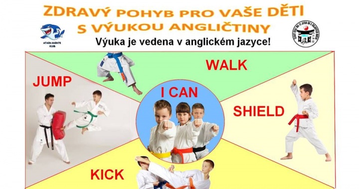 Zdravý pohyb pro vaše děti s výukou angličtiny