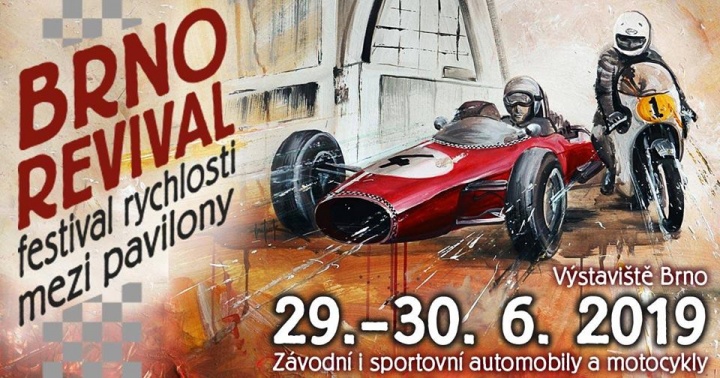 Brno Revival 2019 - festival rychlosti mezi pavilony