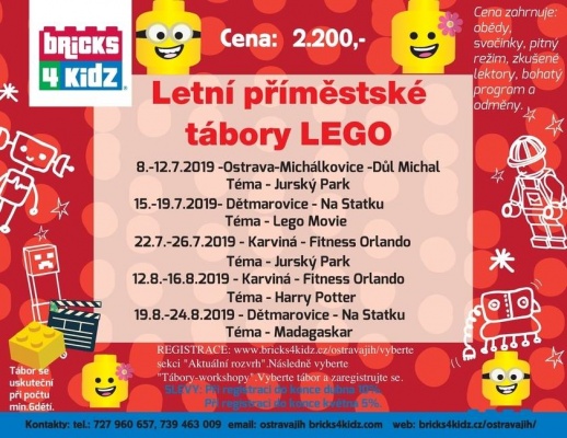 Dětský letní tábor - LEGO