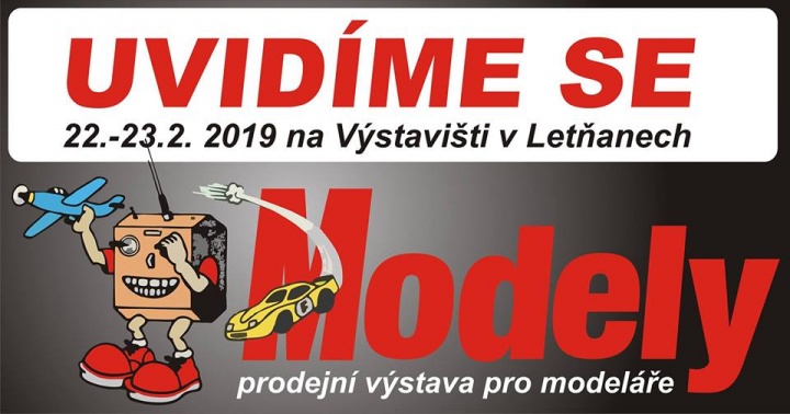 Modely - prodejní výstav pro modeláře v PVA Letňany