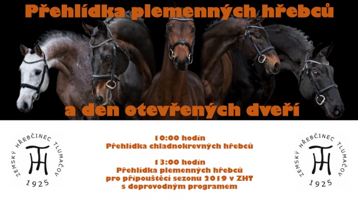 Přehlídka plemenných hřebců a den otevřených dveří