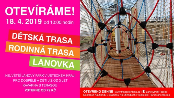 Otevíráme Lanový Park Teplice