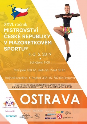 Ostrava - finále A MČR v mažoretkovém sportu