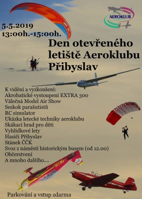 Den otevřeného letiště Aeroklubu Přibyslav