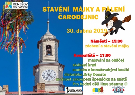 Pálení čarodějnic - Benešov nad Ploučnicí