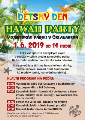 Dětský den - Havajská párty v parku