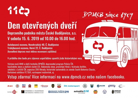 Den otevřených dveří Dopravního podniku města České Budějovice