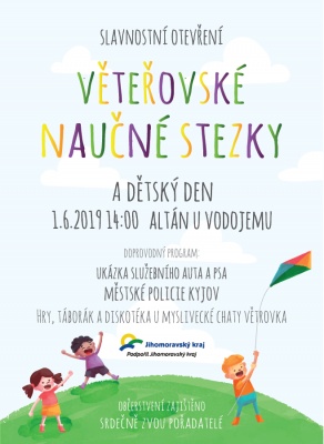 Slavnostní otevření Věteřovské naučné stezky a dětský den