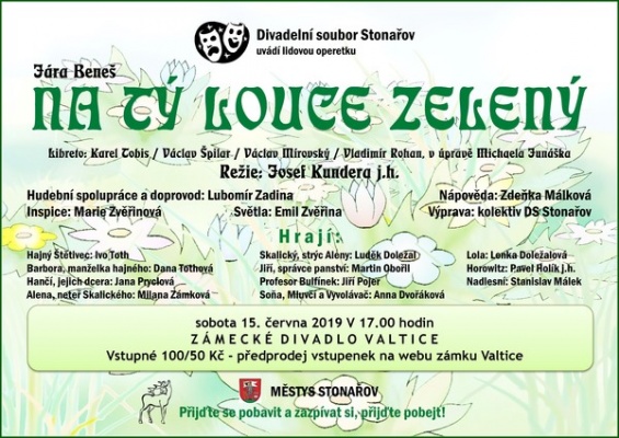 Lidová operetka Na tý louce zelený v divadle zámku Valtice