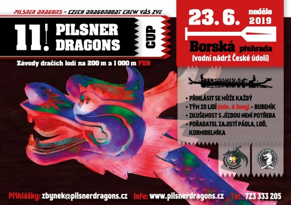 11. Pilsner Dragons Cup 2019 - Závod dračích lodí