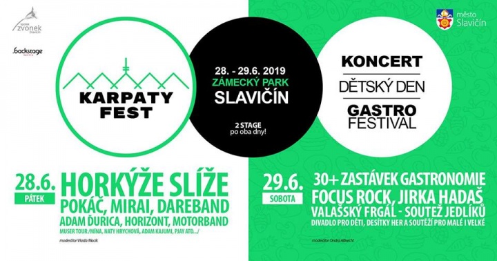 Karpaty Fest 2019  - Zámecká Zahrada Slavičín