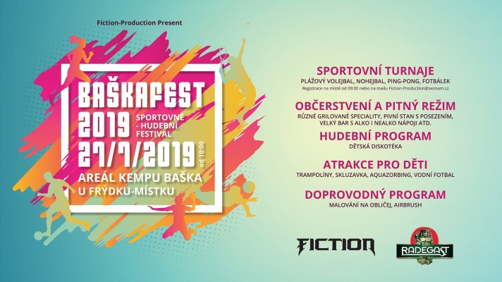 BaškaFest 2019 - Sportovně-hudební festival