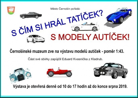 Výstava modelů autíček
