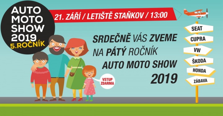 Auto Moto Show 2019 na letišti Staňkov