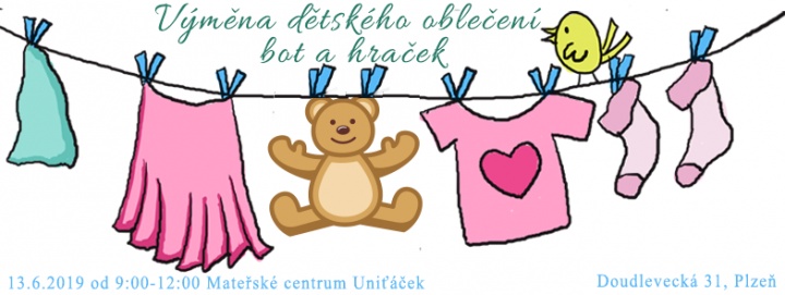 Výměna oblečení, bot a hraček