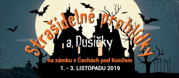Strašidelné prohlídky a Dušičky na zámku v Čechách pod Kosířem