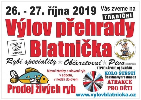 Výlov přehrady Blatnička