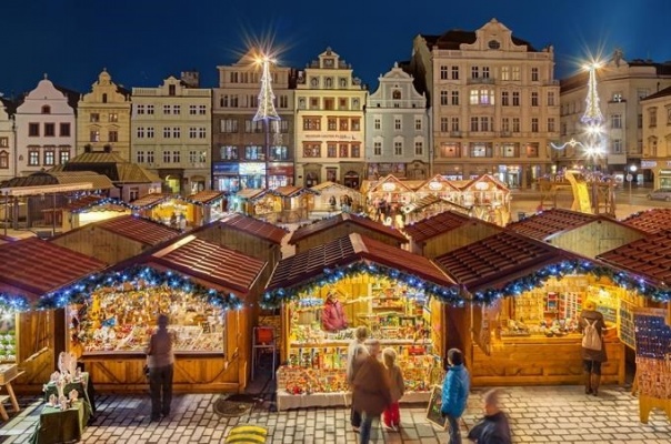 Vánoční trhy na náměstí Republiky