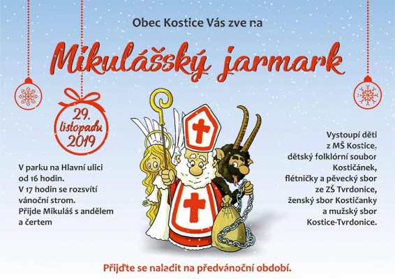 Mikulášský jarmark a rozsvícení vánočního stromu