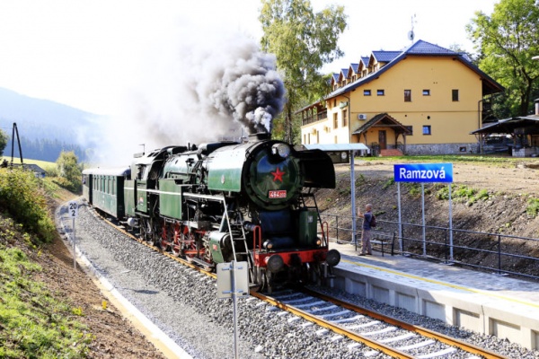 Mikulášský parní vlak - Olomouc