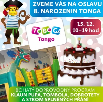 Zábavní park Tongo Hradec Králové slaví 8. narozeniny